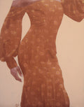 Balloon Sleeves in Red Oxide