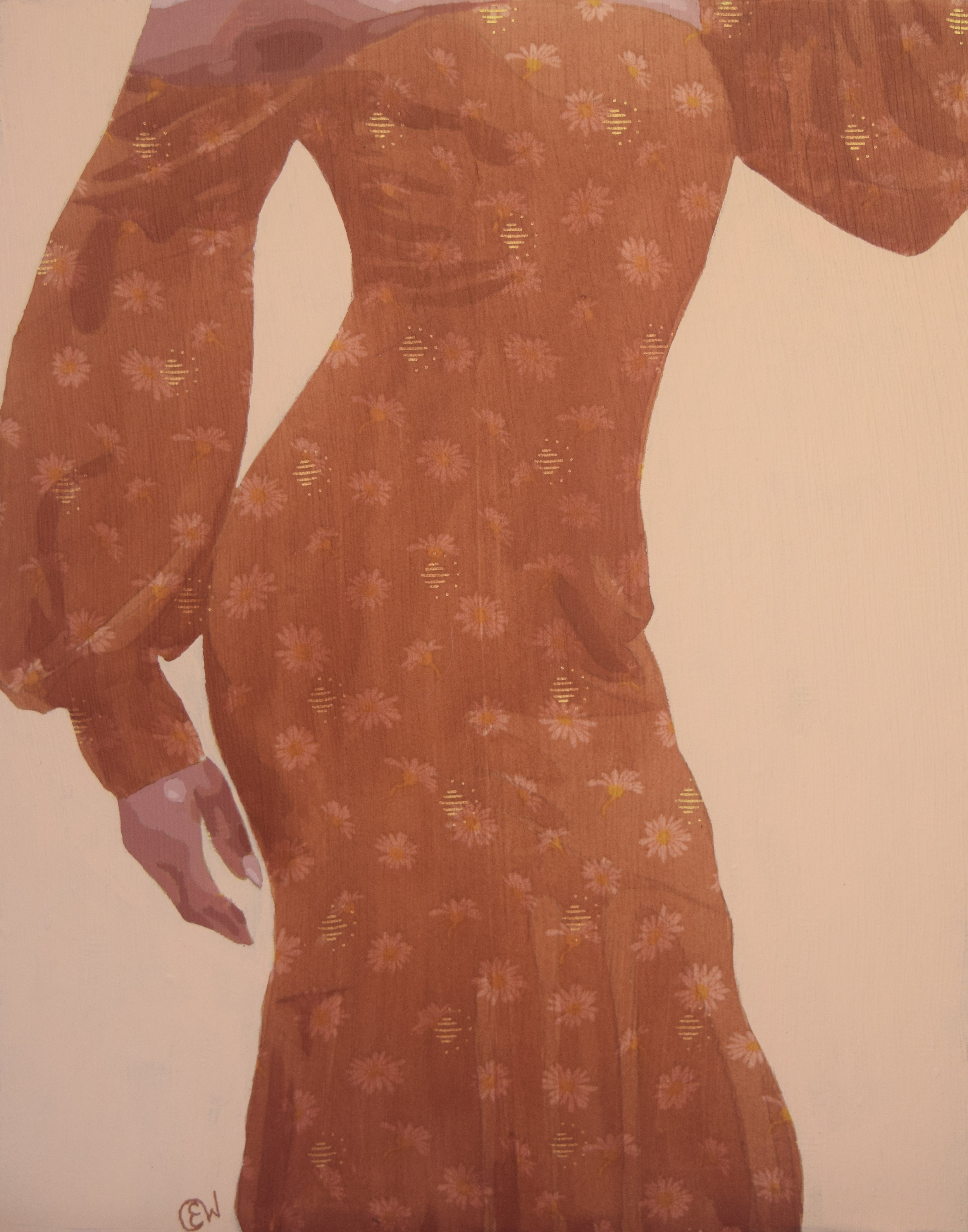 Balloon Sleeves in Red Oxide