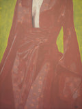 Plunging Neckline in Terra Cotta